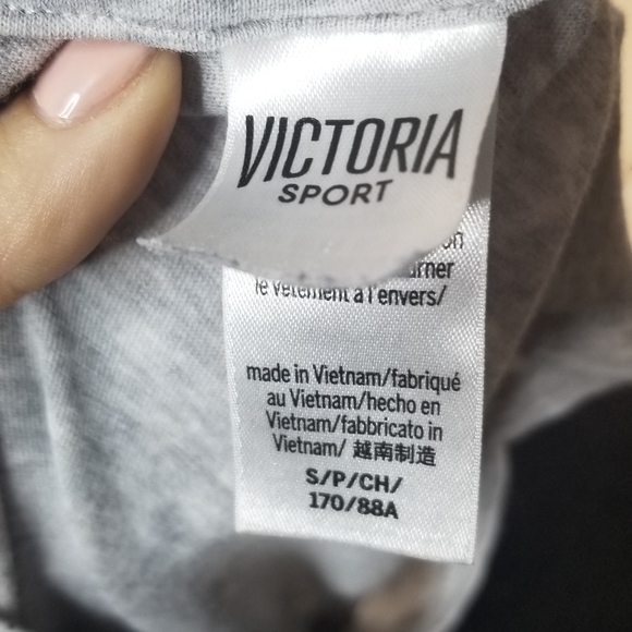 Victoria Sport Grey Gym Muscle Tee - Picture 4 of 5